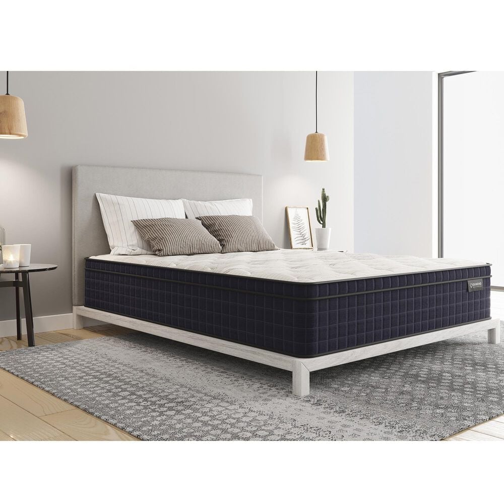 Hearth and Haven Diamond Nina Copper Firm Euro Top California King Mattress, , large