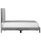 Richlands Furniture Crestone Full Upholstered Platform Bed in Gray, , large
