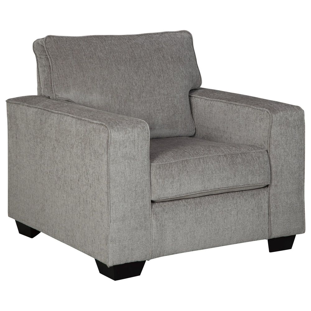 Ashley Altari Chair and Ottoman in Alloy, , large