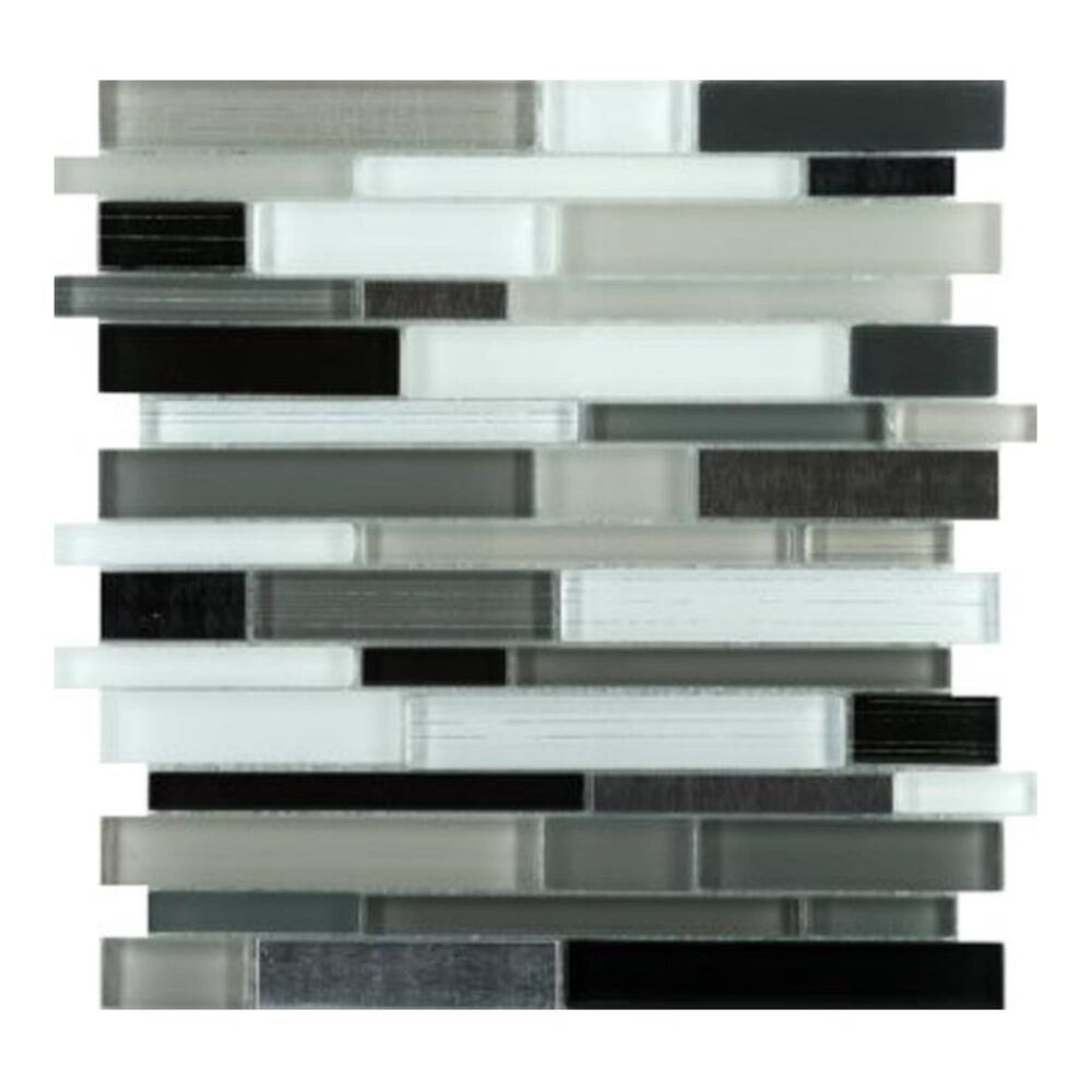 Emser Flash Sparkling 12" x 12" Glass Mosaic Sheet, , large