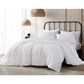 Hallmart Collectibles Matelasse Diamond Leaf 3-Piece Queen Comforter Set in White, , large