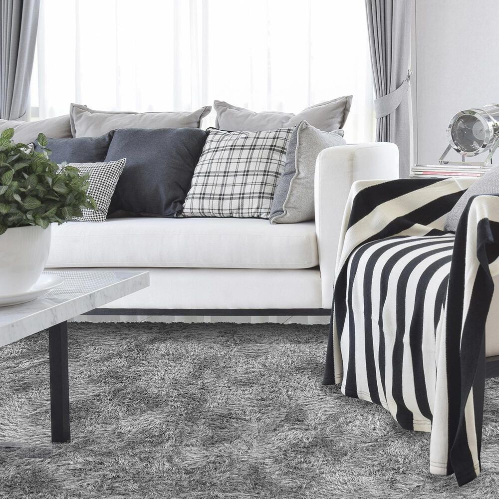 Dalyn Rug Company Impact IA100 9&#39; x 13&#39; Silver Area Rug, , large
