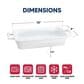 HIC Kitchen 13" Lasagna Pan with Handles in White, , large