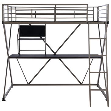 Parkerville Furniture Line Twin Z-Loft Bed in Pewter, , large