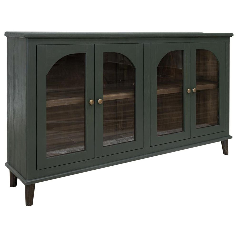 Fallridge Genova 4-Door Console in Green Teal, , large