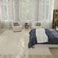 Nourison Calvin Klein Spun 5"3" x 7"3" Ivory Area Rug, , large