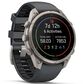 Garmin fenix 9 Pro Smartwatch 47mm Titanium with Graphite and Black Silicone Band, , large