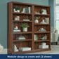 Sauder Miscellaneous Storage 5-Shelf Bookcase in Washington Cherry, , large