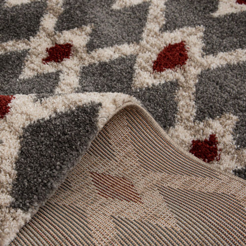 Central Oriental Tulsa Kiernan 5&#39; x 7&#39;3&quot; Armor Grey and Rust Area Rug, , large