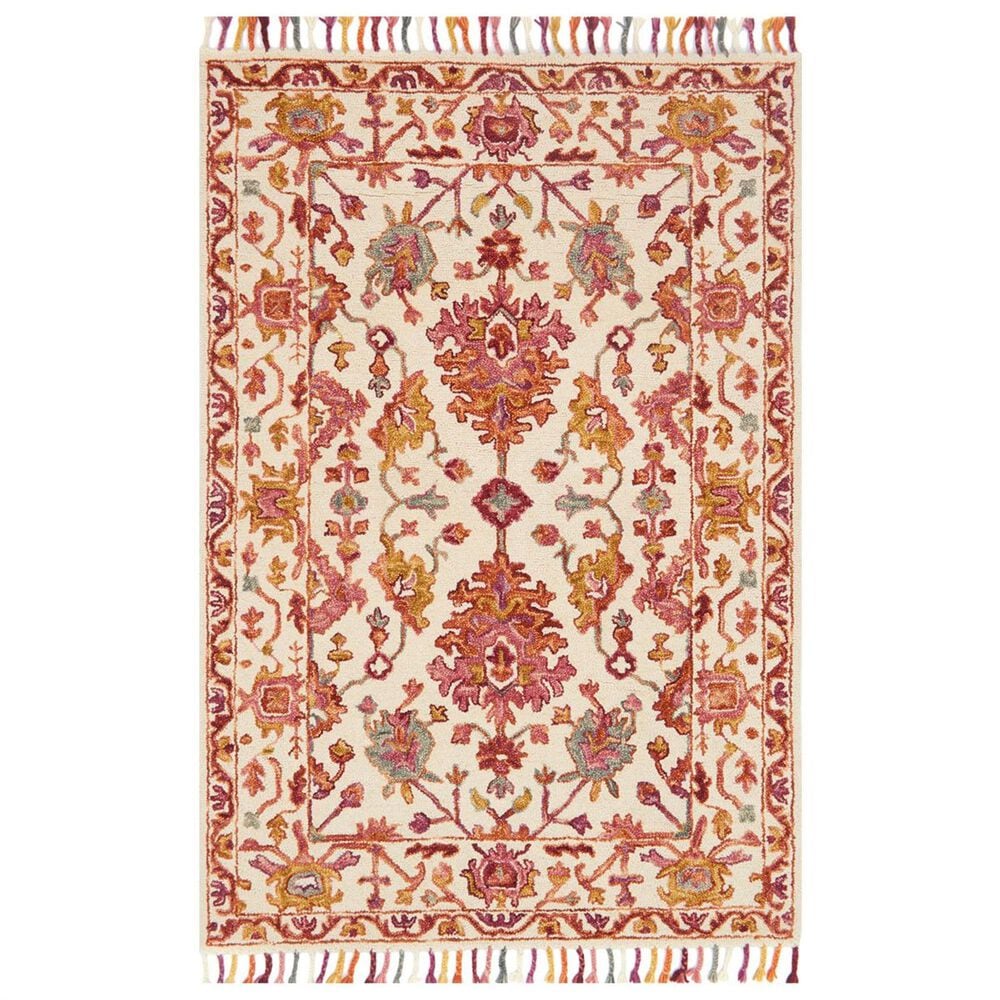 Loloi Zharah ZR-06 9"3" x 13" Berry, , large