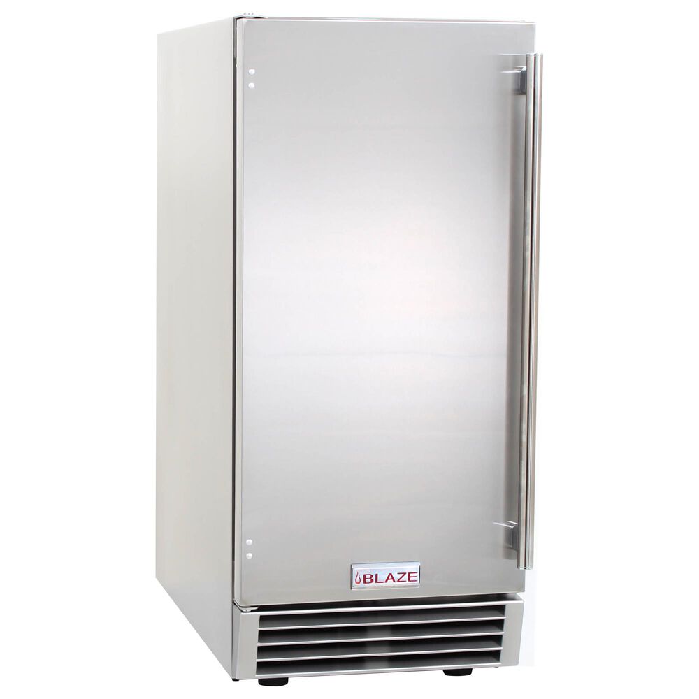 Blaze 15&quot; Outdoor Ice Maker with Gravity Drain in Stainless Steel, , large