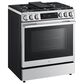 LG 6.3 Cu. Ft. Smart Gas Slide-In Range with ProBake Convection InstaView and Air Fry in PrintProof Stainless Steel, , large