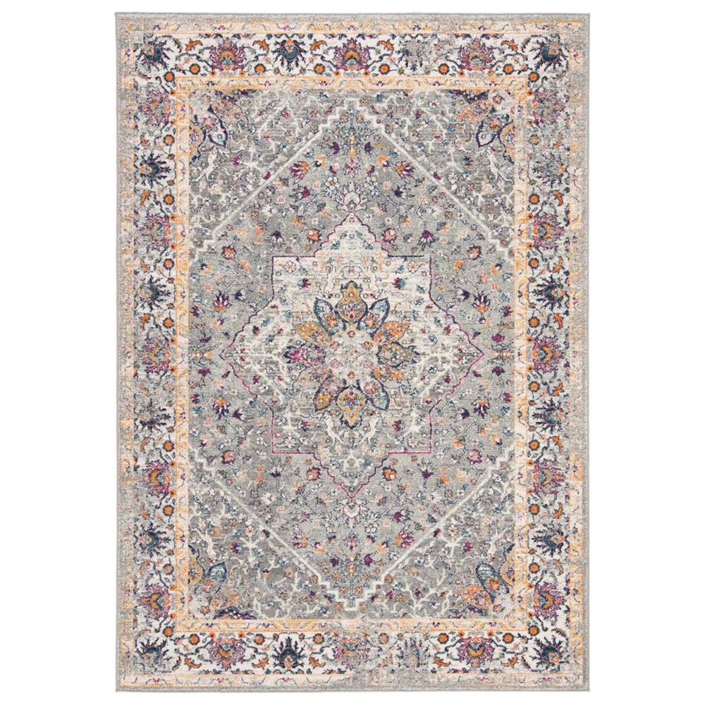 Safavieh Evoke EVK288F 4" x 6" Grey Area Rug, , large