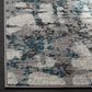 Safavieh Skyler SKY193B 10" x 14" Grey and Blue Area Rug, , large