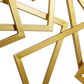 CosmoLiving by Cosmopolitan 37" x 45" Abstract Wall Decor in Gold, , large