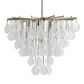 Uttermost Goccia 6-Light Chandelier in Antique Bright Silver, , large