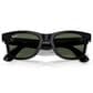 Rayban Glasses Wayfarer Gen 2 50mm Sunglasses with Green Lenses in Shiny Black, , large