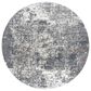 Safavieh Aston ASN705 6"7" Round Grey and Ivory Area Rug, , large