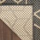 Nourison Horizon HOZ01 Charcoal 9" x 12" Indoor/Outdoor Area Rug, , large