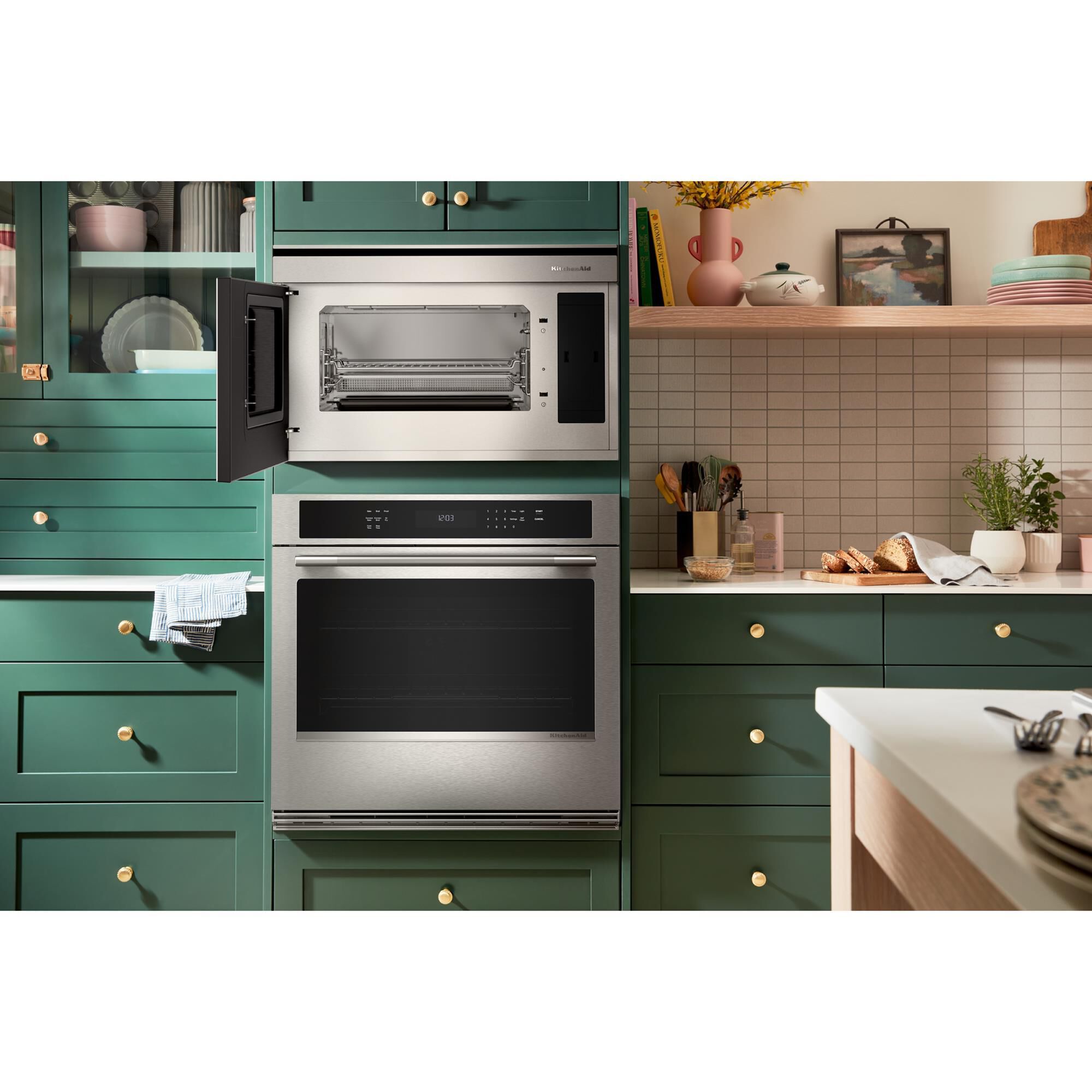 KitchenAid 1.1 Cu. Ft. Built-In More-in-One Convection Microwave