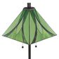 LumiSource Ren Floor Lamp with Green Glass Shade in Oil Rubbed Bronze, , large