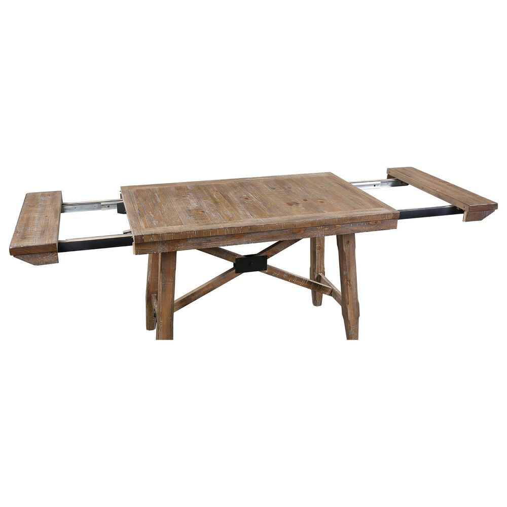 Steve Silver Riverdale 6-Piece Rectangle Dining Set in Driftwood, , large