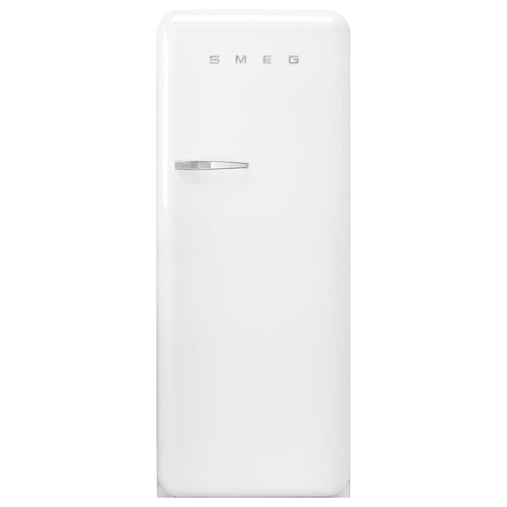 SMEG 9.92 Cu. Ft. Freestanding Compact Refrigerator with Left Handle in White, , large