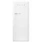 SMEG 9.92 Cu. Ft. Freestanding Compact Refrigerator with Left Handle in White, , large