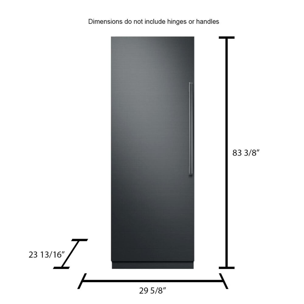 Dacor 30" Modernist Freezer Refrigerator Column with Left Hinge and Dual Icemakers - Panel Sold Separately, , large
