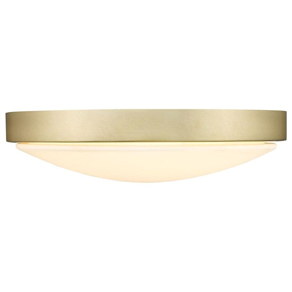 Golden Lighting 12.25&quot; Gabi Flush Mount in Brushed Champagne Bronze, , large