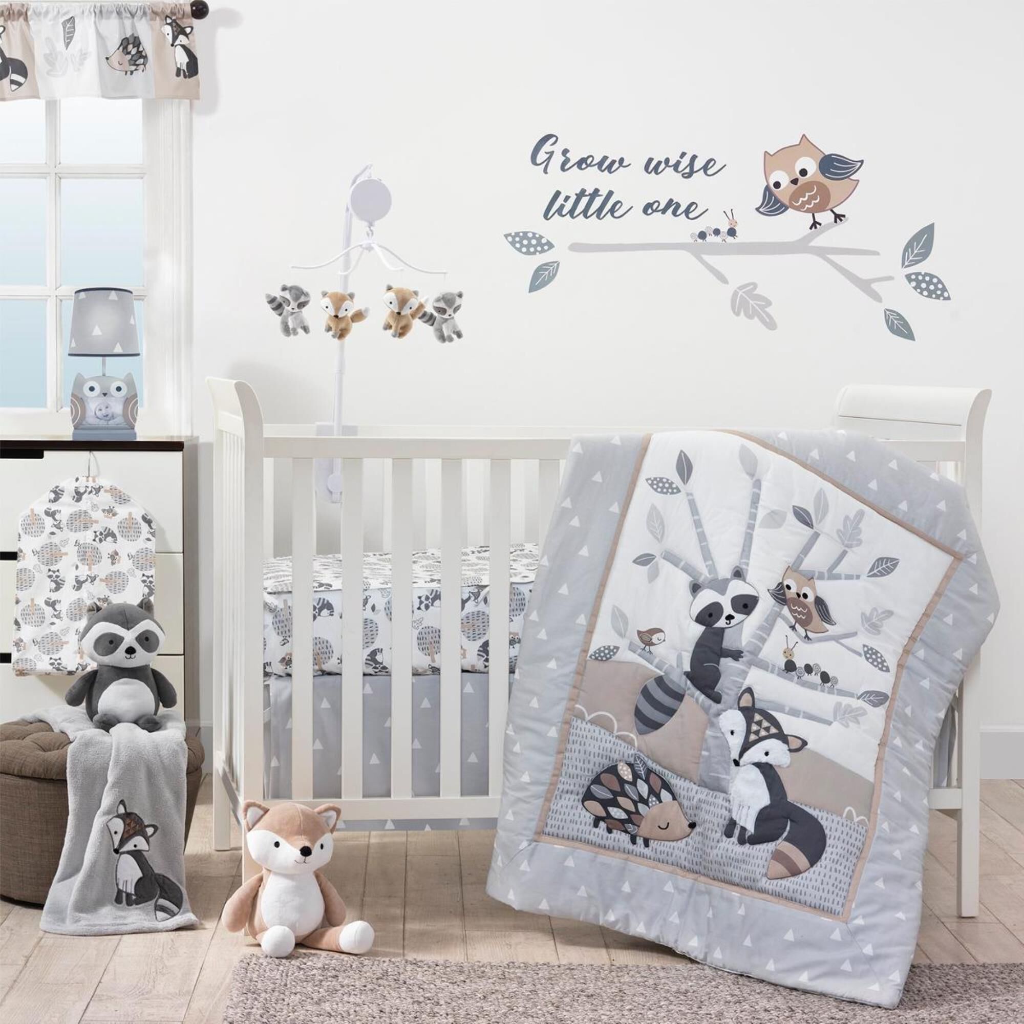 Tan on sale crib bedding