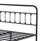 HOMLUX Queen Metal Bed Frame with Sturdy Slats in Black, , large