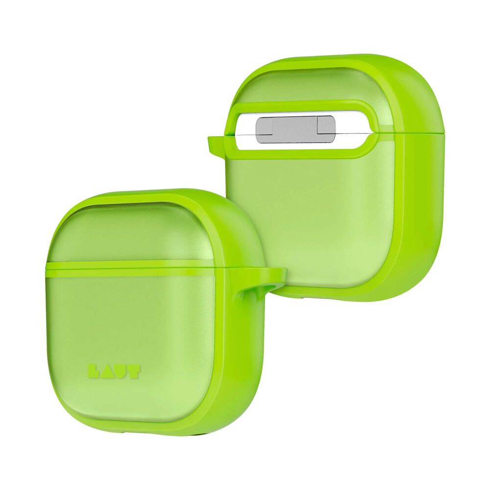 LAUT Huex Protect Case for AirPods 4 in Neon Green, , large