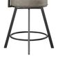 Steve Silver Gene Swivel Counter Stool in Charcoal, , large