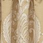 J. Queen New York Potenza 40" x 21" Window Ascot Valance in Gold and Ivory, , large