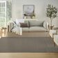 Nourison Courtyard Black and White 6" x 9" Indoor/Outdoor Area Rug, , large