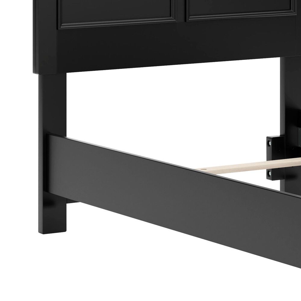 Ashley Lanolee Twin Panel Bed in Black, , large