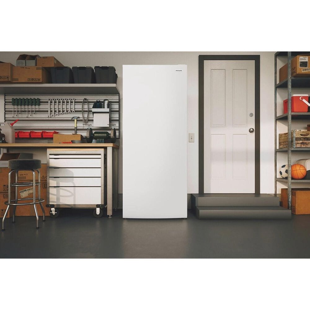 Frigidaire 13 Cu. Ft. Garage Ready Upright Freezer in White, , large