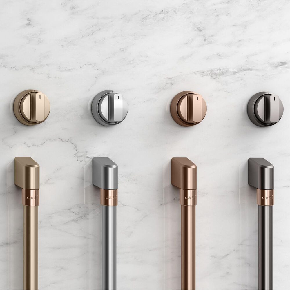 Cafe 36&quot; Handle and Knob Set for Pro Range and Rangetop in Brushed Bronze, , large