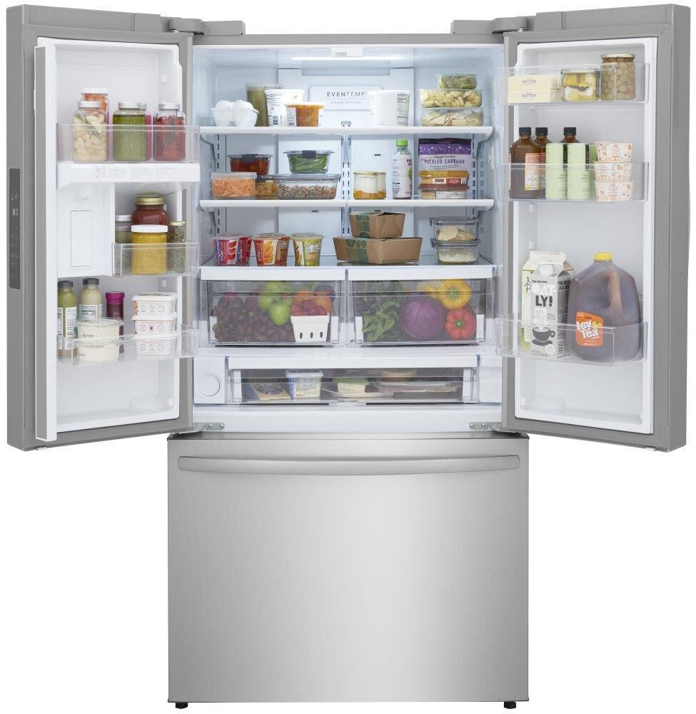 Frigidaire 28.8 Cu. Ft. Arch Handle French Door Refrigerator in Stainless Steel, , large
