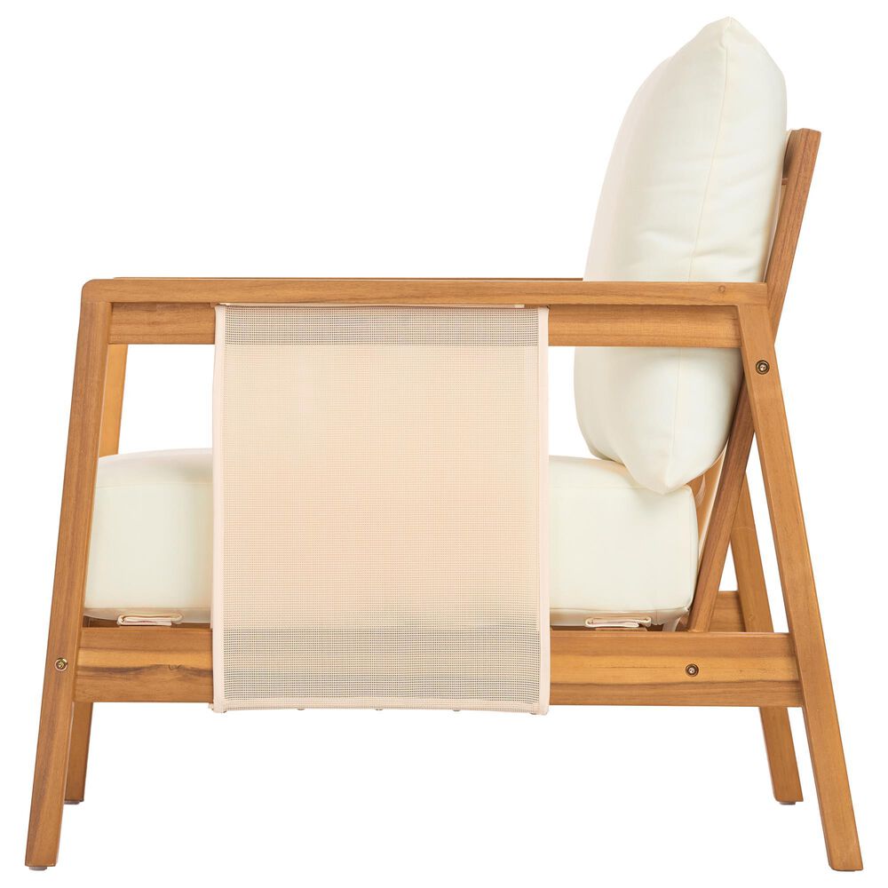 HOMLUX 4-Pieces Outdoor Conversation Set in Beige and Brown, , large