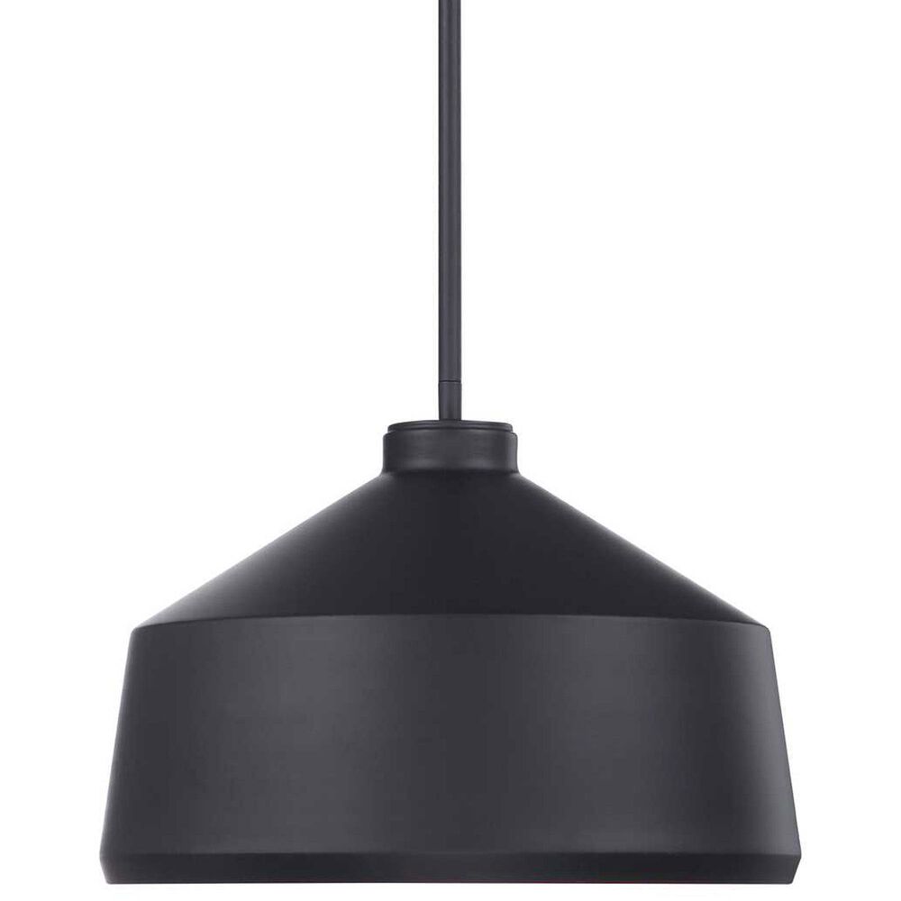 Uttermost Holgate 1-Light Pendant in Matte Black, , large