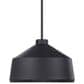 Uttermost Holgate 1-Light Pendant in Matte Black, , large