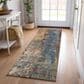 Dalyn Rug Company Nouveau NV12 2"3" x 7"6" Blue Indoor/Outdoor Runner, , large