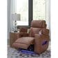 Ashley Point Clear Power Recliner in Caramel, , large