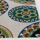 Central Oriental Terrace Tropic Burnette 6"7" x 9"6" Snow and Multicolor Area Rug, , large