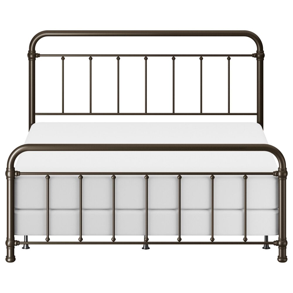 Richlands Furniture Kirkland King Slat Metal Bed in Dark Bronze, , large