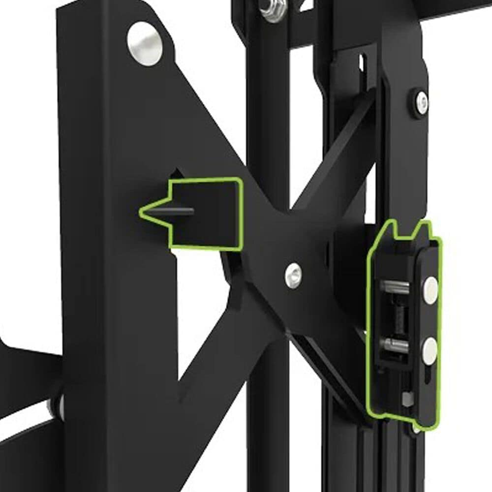 Kanto Outdoor Extend and Tilt TV Wall Mount for 45" - 100" TVs in Black, , large
