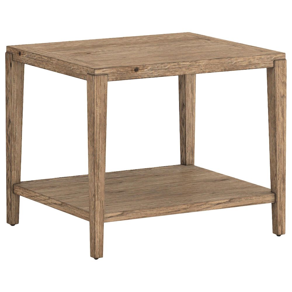 Vantage Passage End Table in Light Oak, , large