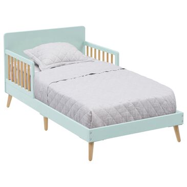Delta Logan Toddler Bed in Mint and Natural, , large
